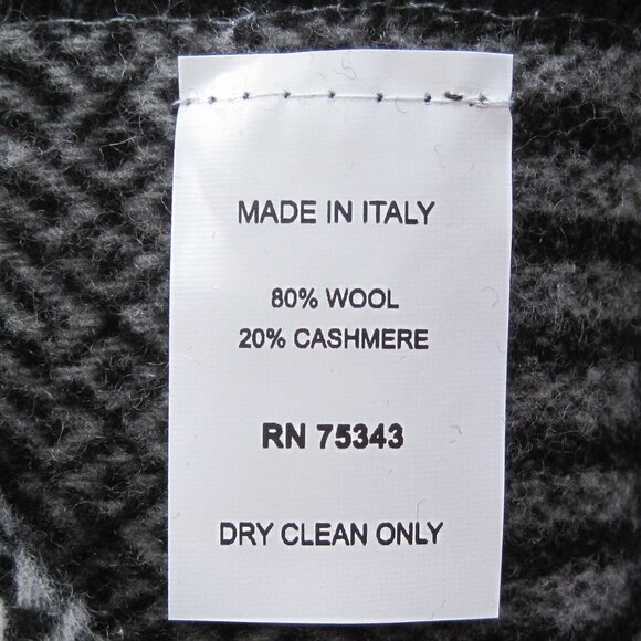 IL MORO FIRENZE Cashmere Blend Plaid Scarf Made in Italy - Picture 2 of 4